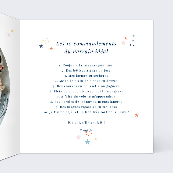 Demande Parrain Marraine Petites étoiles