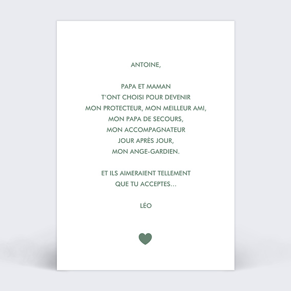 Demande parrain marraine Parrain Liste Verso