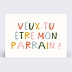 Demande parrain marraine Ecriture d'Enfant Recto