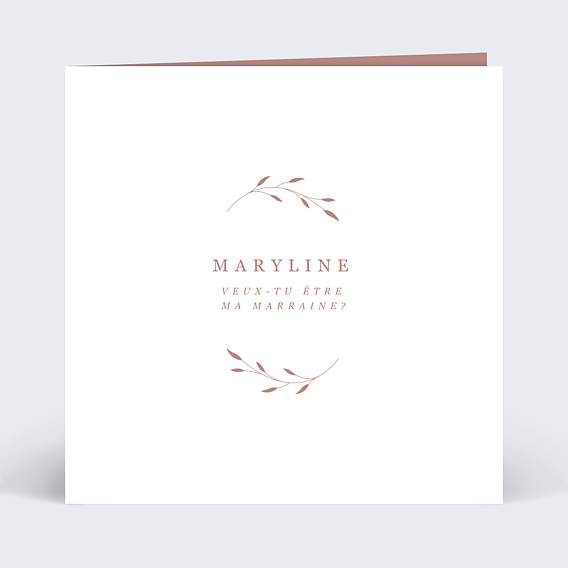 Demande parrain marraine Tampon Primavera Recto