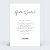 Demande parrain marraine Calligraphie Originale Verso