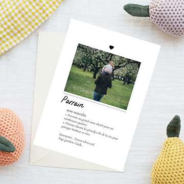 Carte Demande Parrain Marraine Dfinition Parrain