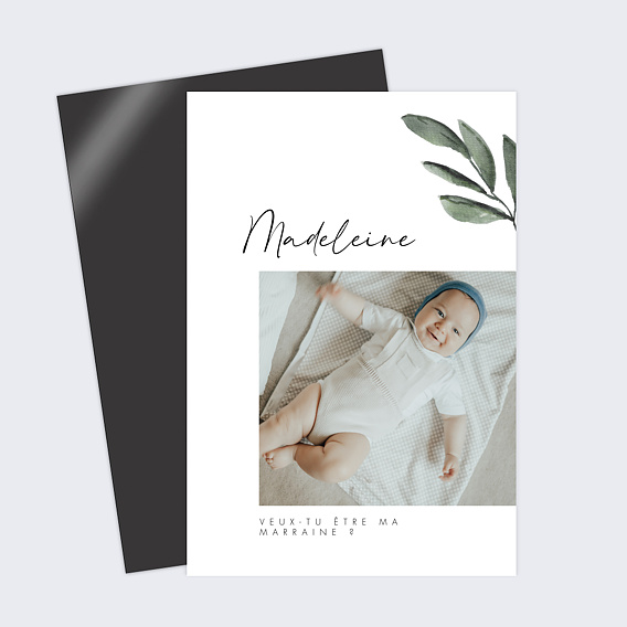 Demande parrain marraine Original Fille