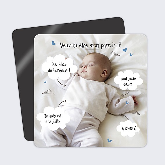 Demande Parrain Marraine Certificat nuages