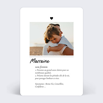 Demande Parrain Marraine Grande Annonce - Popcarte