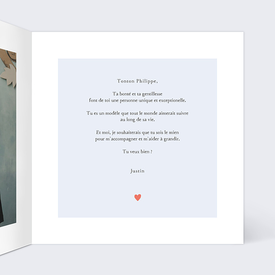 Demande parrain marraine Amour Intérieur Droit