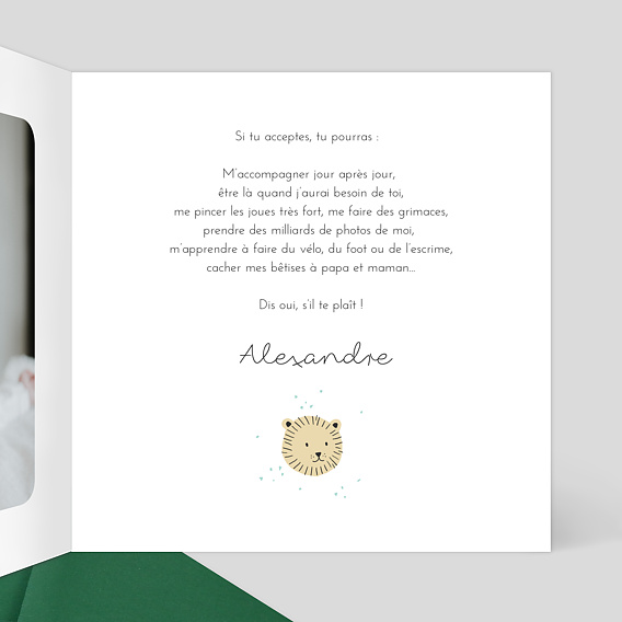 Demande parrain marraine Tanzanie Intérieur Droit