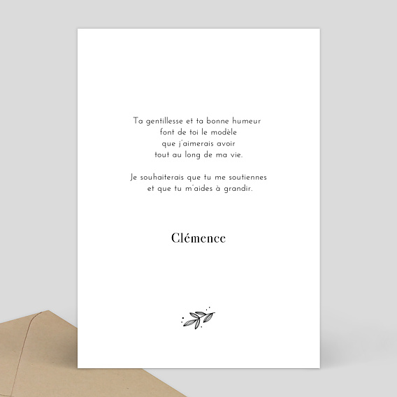 Demande parrain marraine Tampon Délicatesse Verso