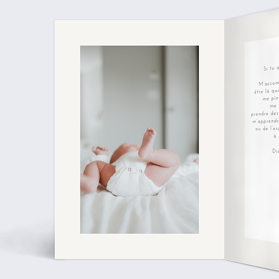 Demande parrain marraine Animaux Pattern Intérieur Gauche