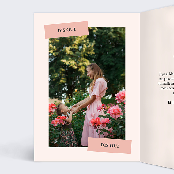 Demande parrain marraine Passionnément Intérieur Gauche