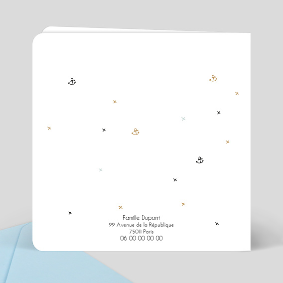 Demande parrain marraine Petit pirate Verso