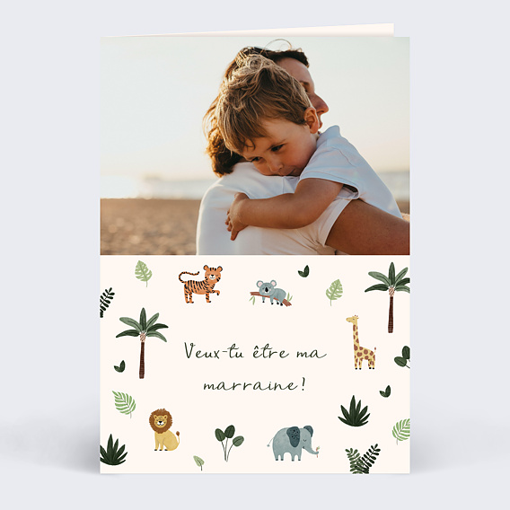 Demande parrain marraine Petite Jungle Recto