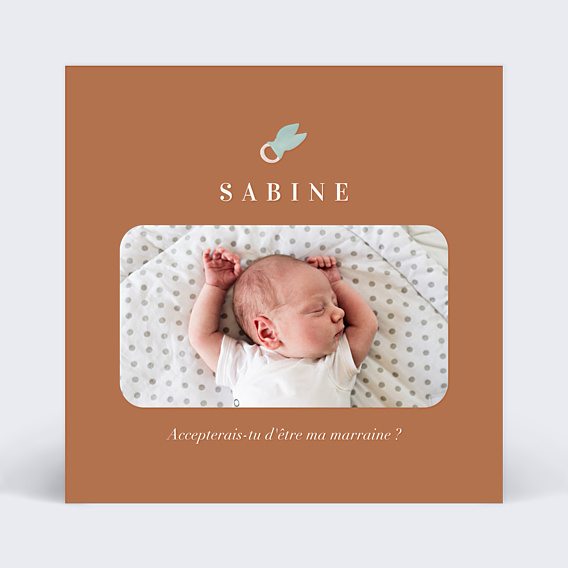 Demande Parrain Marraine Layette Châtaigne