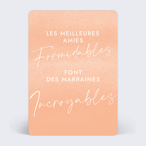 Demande parrain marraine Amies Formidables