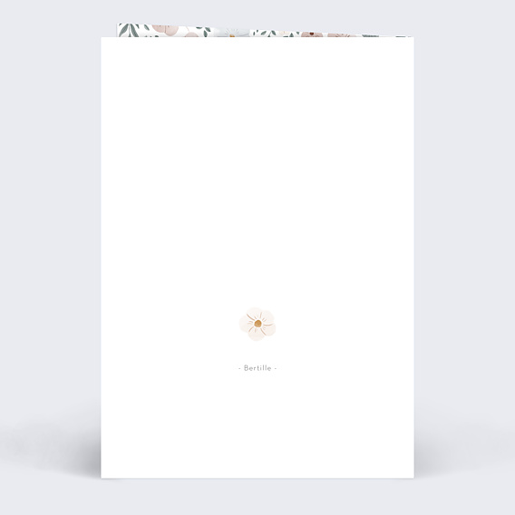 Demande parrain marraine Frise Fleurie Marraine Verso