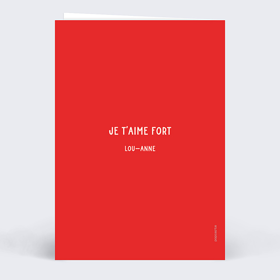 Demande Parrain Marraine Cœur Simple Rouge
