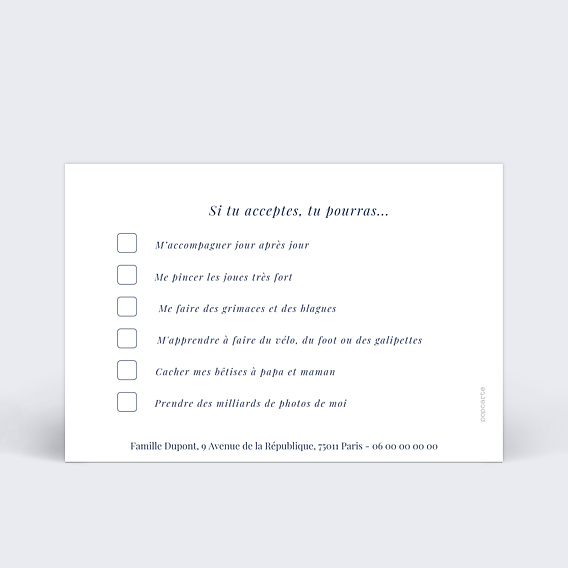 Demande Parrain Marraine Abîme
