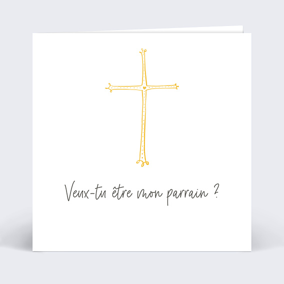 Demande Parrain Marraine Croix d'or