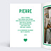 Demande Parrain Marraine Cœur Simple Vert