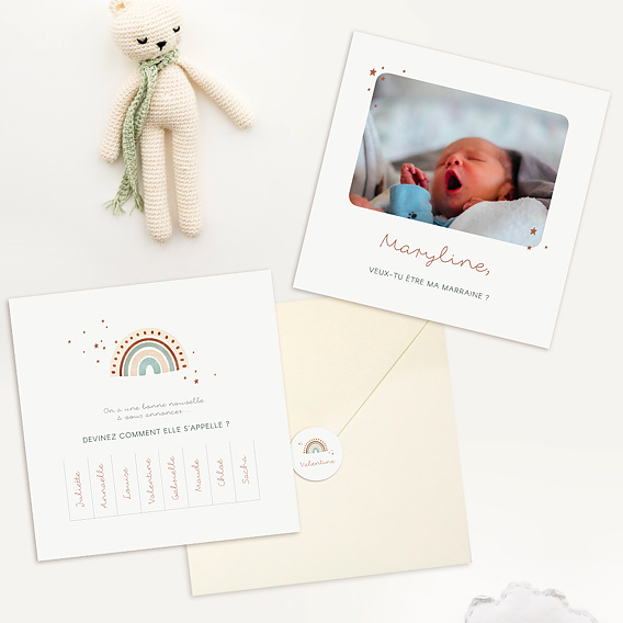 Demande parrain marraine Devinez son prénom Après 4