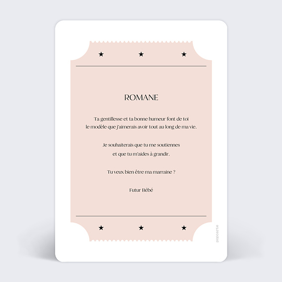 Demande parrain marraine Bon Pour Verso