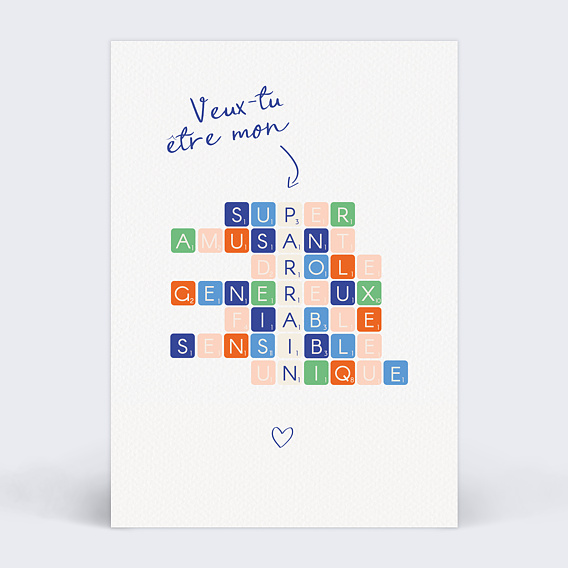 Demande parrain marraine Jeu de Mot Parrain Recto