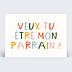 Demande Parrain Marraine Ecriture d'Enfant