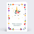 Demande parrain marraine Licorne et fleurs