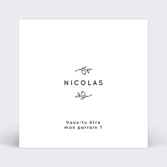 Demande parrain marraine Garden Recto