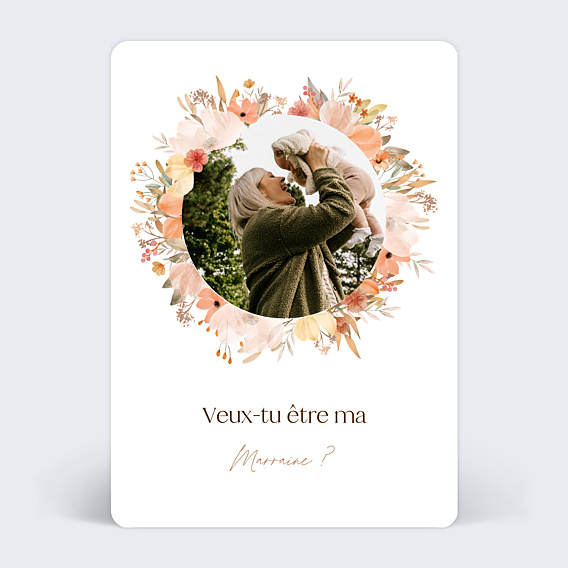 Demande parrain marraine Flower of Fall avec Photo