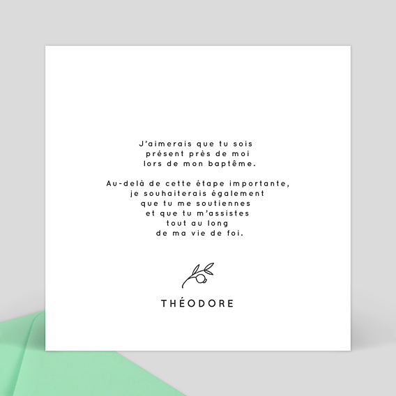 Demande parrain marraine Garden Verso