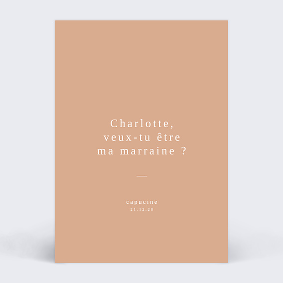 Demande parrain marraine Berlingot Recto