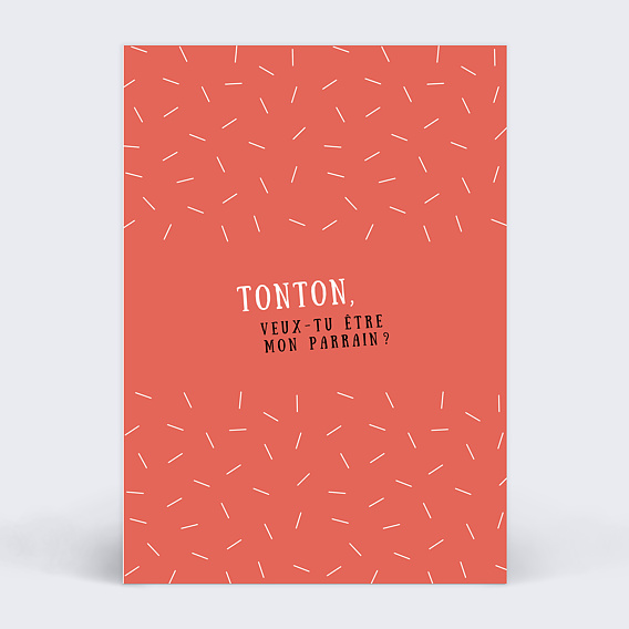 Demande parrain marraine Confettis Recto