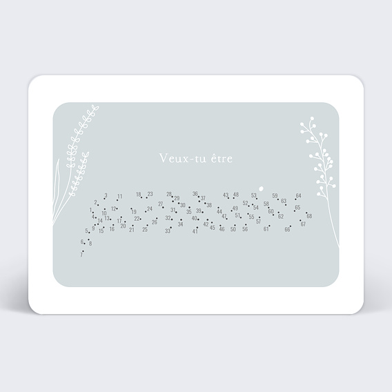 Demande parrain marraine Demande à relier Parrain Recto