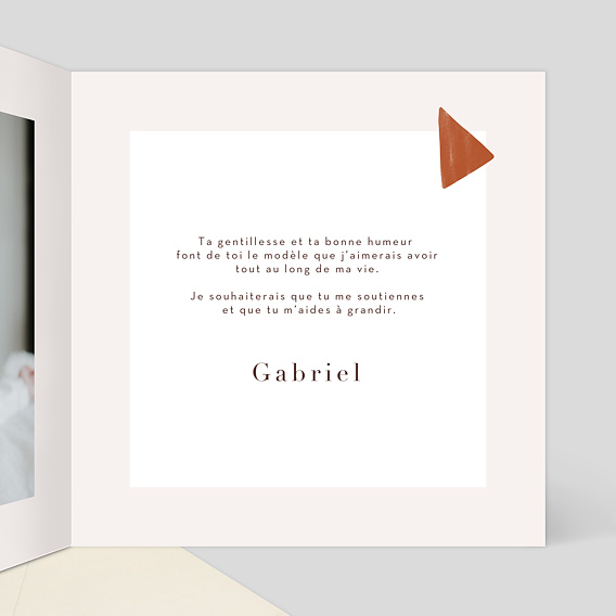 Demande parrain marraine Abstrait Intérieur Droit