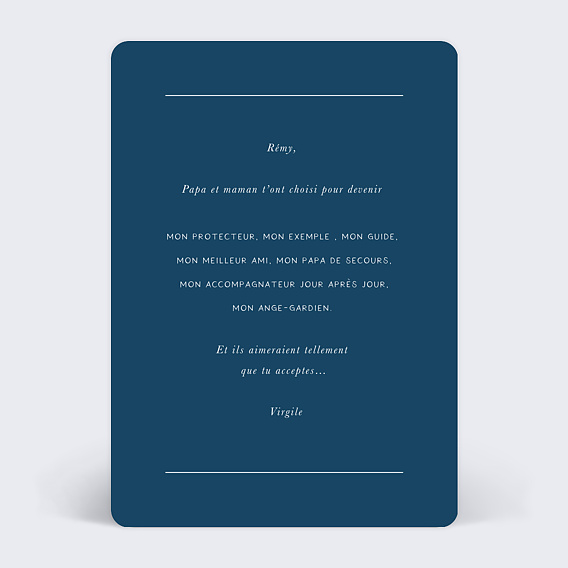 Demande parrain marraine Baleineau Verso