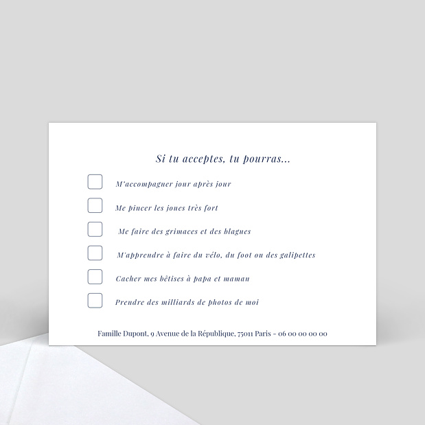 Demande Parrain Marraine Abîme Verso