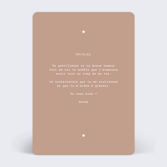 Demande parrain marraine Montgolfière Parrain Verso