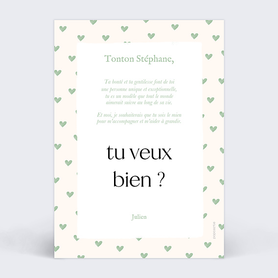 Demande Parrain Marraine Promotion Parrain