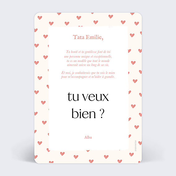 Demande Parrain Marraine Promotion Marraine