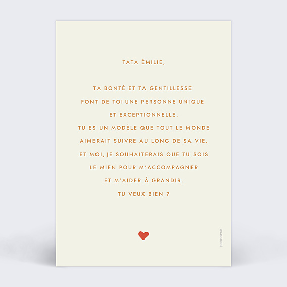 Demande Parrain Marraine Multicolore