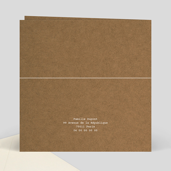 Demande parrain marraine Timeline Kraft Verso