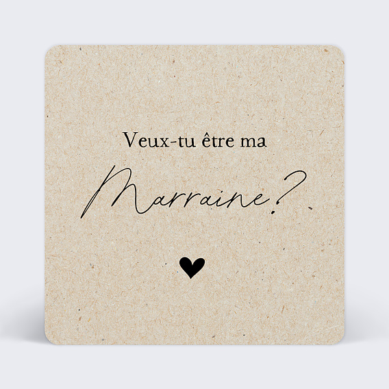 Demande parrain marraine Grande Annonce Recto