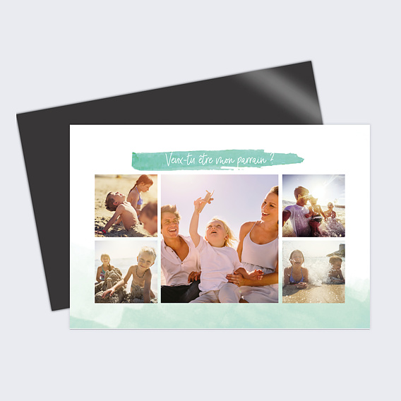 Demande parrain marraine Aquarelle