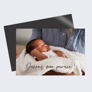 Demande Parrain Marraine Bandeau (dos photo)