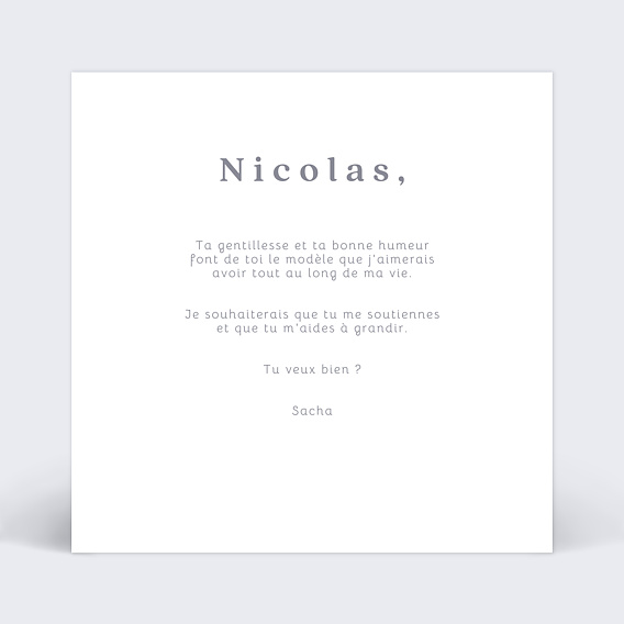 Demande parrain marraine Pleine Page Verso