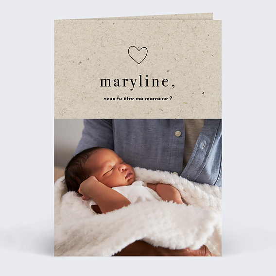 Demande parrain marraine Pictos Noisette Recto