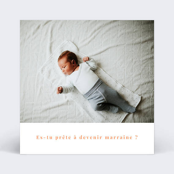 Demande parrain marraine Simplicité