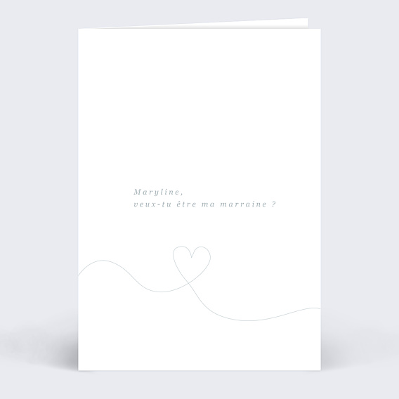 Carte Demande Parrain Marraine Tendresse