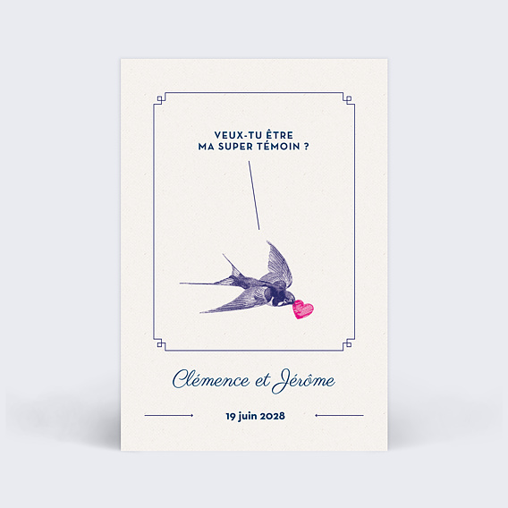 Demande de témoin Hirondelle d'Amour